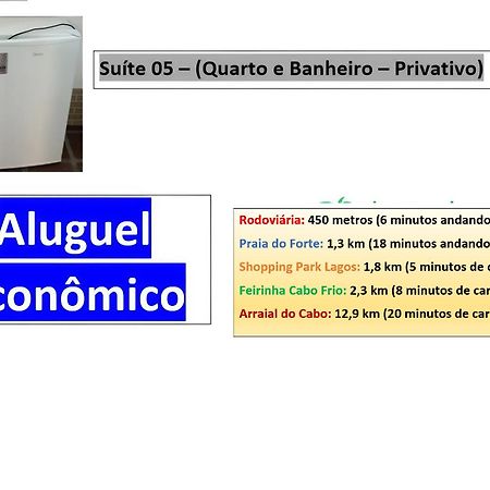 Cabo Frio - Suites - Jardim Flamboyant - Aluguel Economico Esterno foto