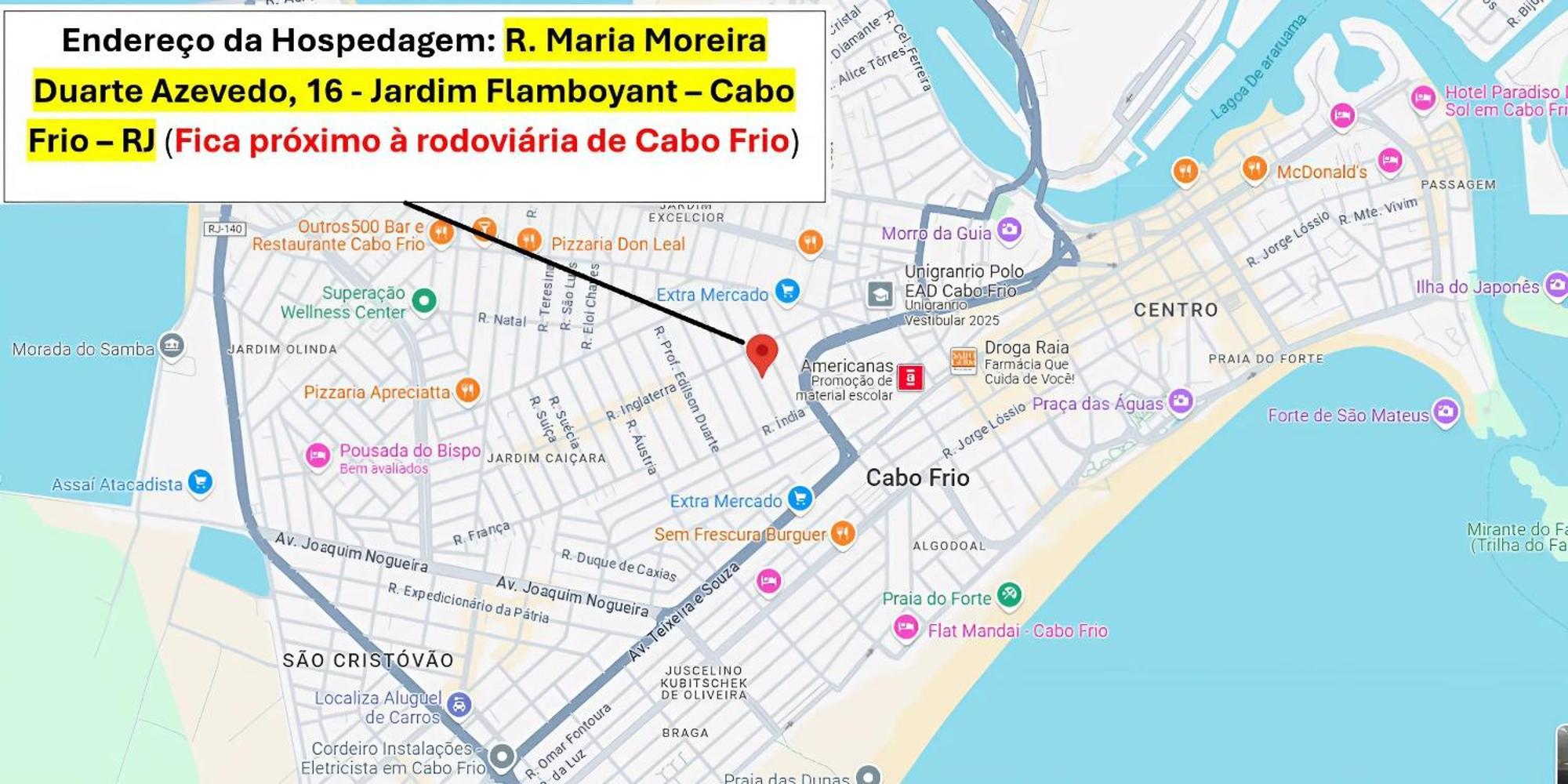 Cabo Frio - Suites - Jardim Flamboyant - Aluguel Economico Esterno foto