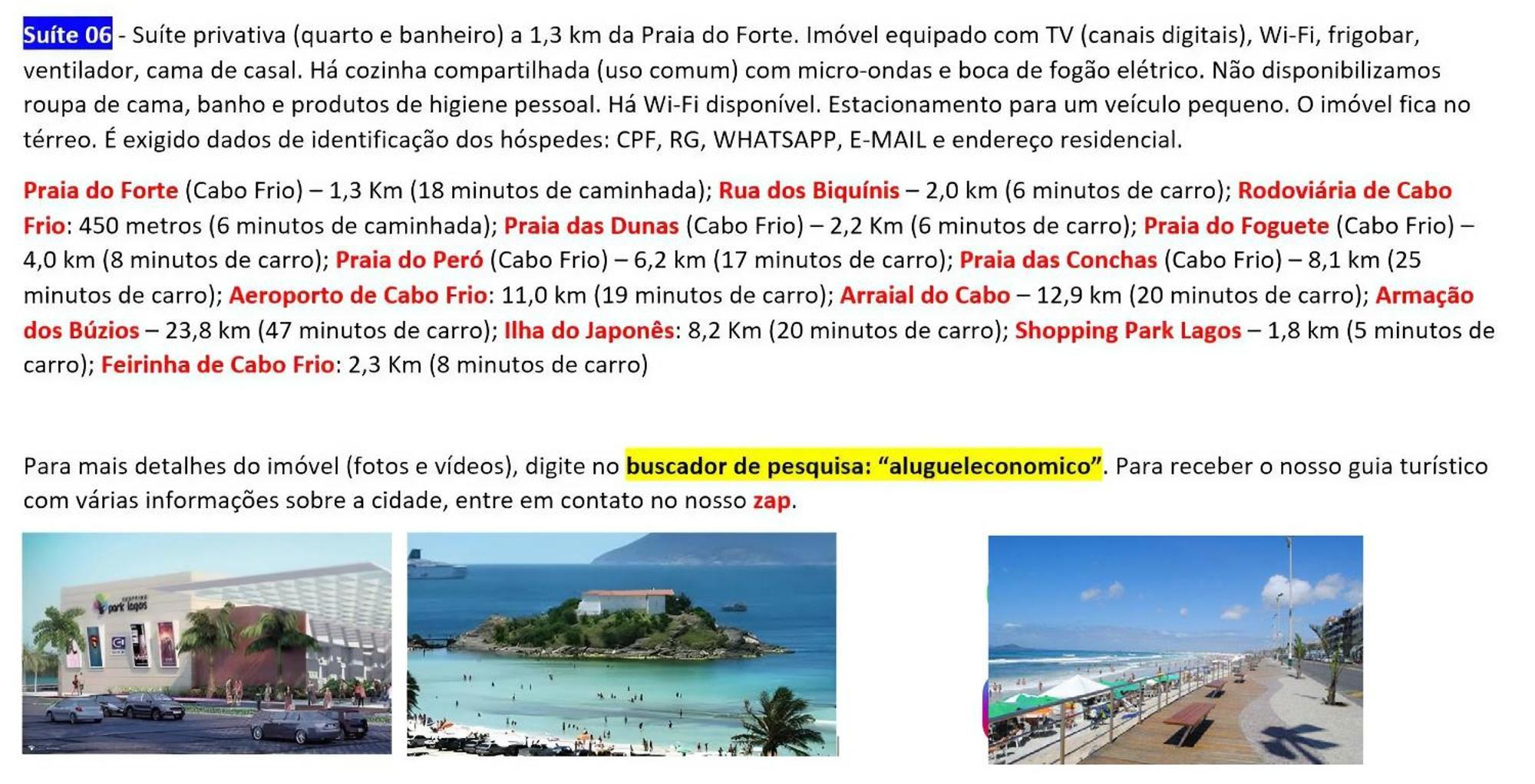 Cabo Frio - Suites - Jardim Flamboyant - Aluguel Economico Esterno foto