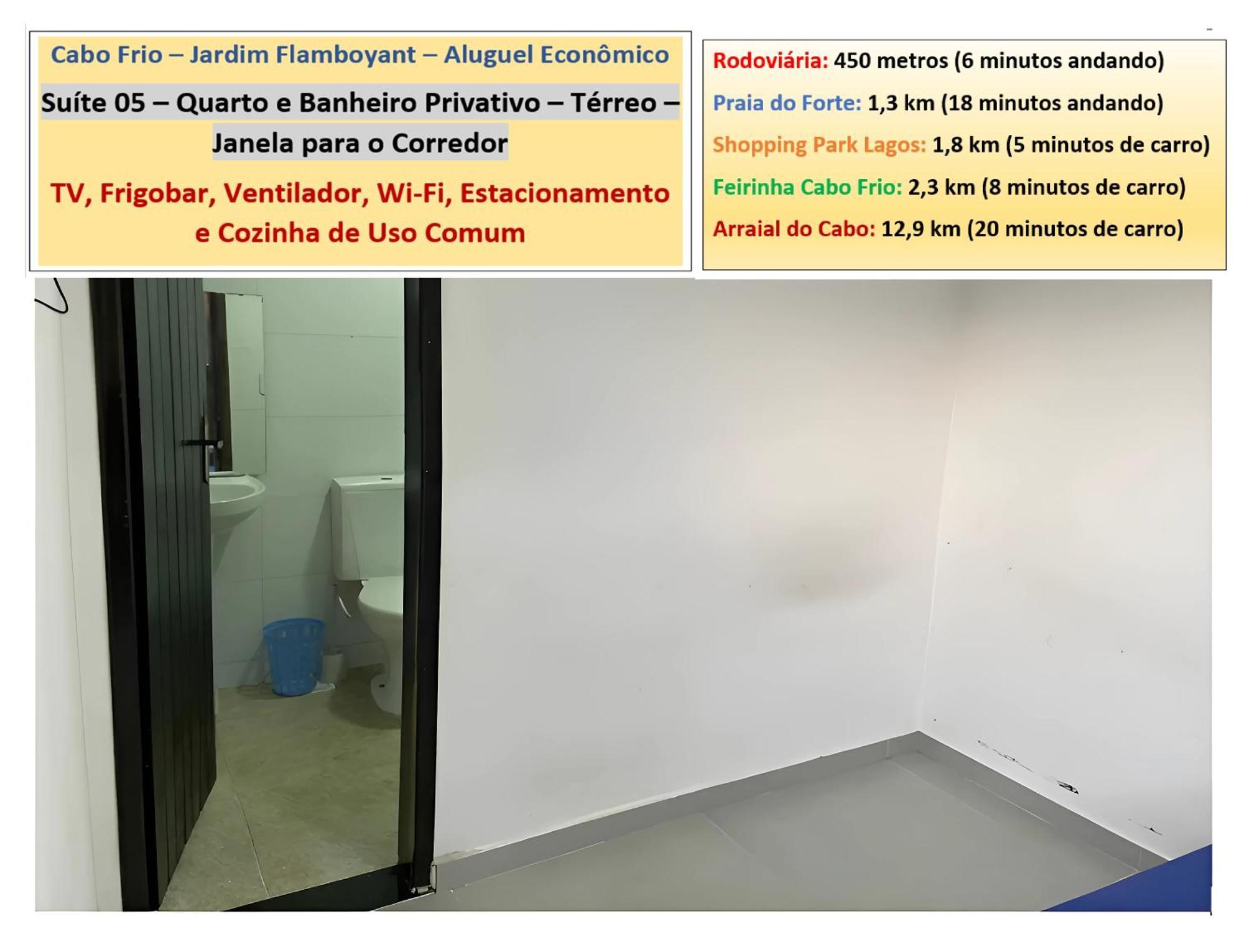 Cabo Frio - Suites - Jardim Flamboyant - Aluguel Economico Esterno foto